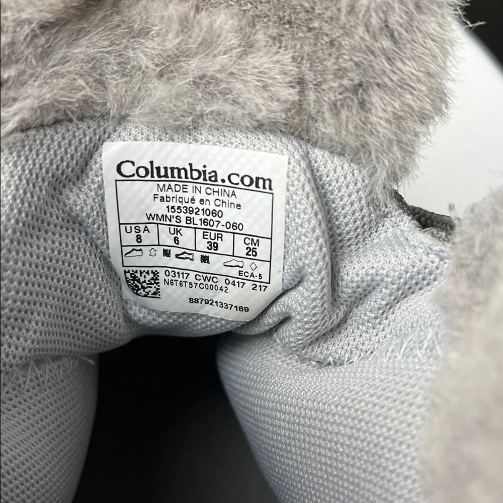 Columbia Women's Sierra Summette Shorty Waterproof Winter Boots Sz 8